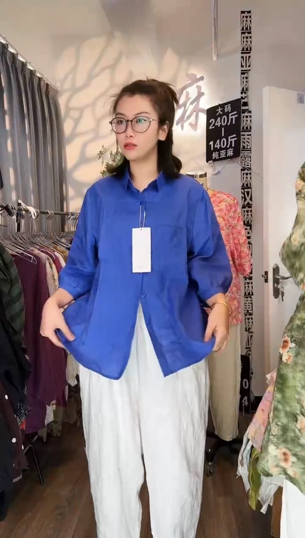 亚麻大码女装系列。