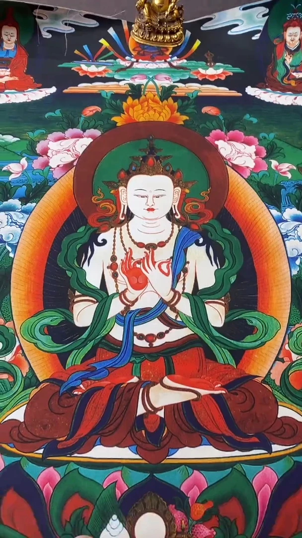卷轴画王姬藏传唐卡艺术品