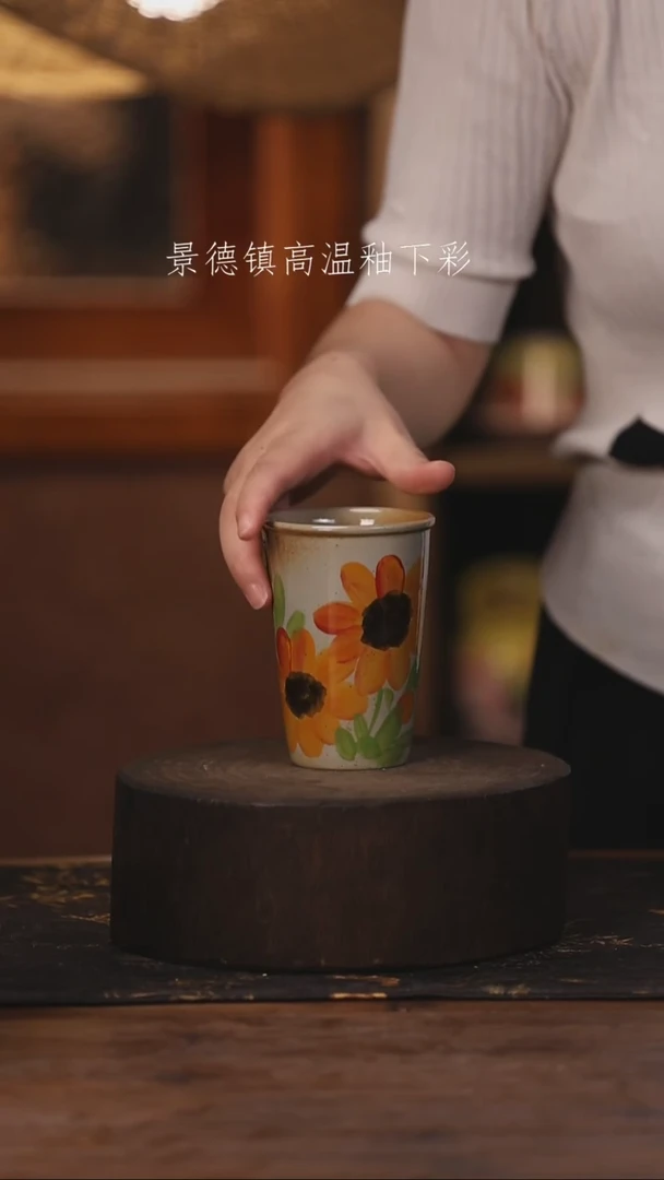 陶瓷景德镇高温釉下手绘陶瓷343