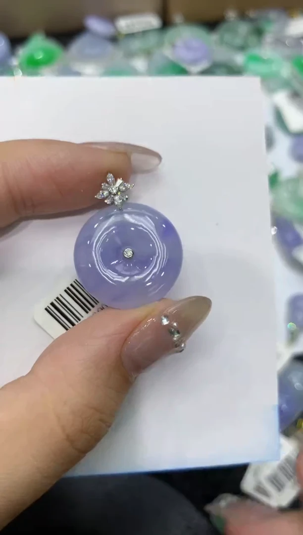【闪购商品】翡翠颈饰18K金镶嵌222222222