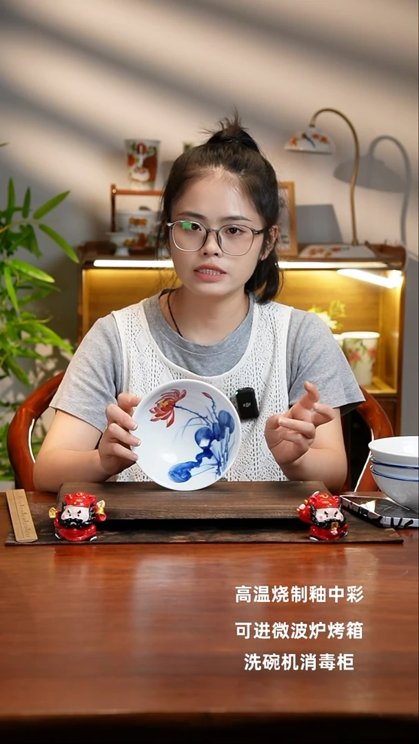 景德镇高温陶瓷食品级手绘釉中彩-壮壮碗