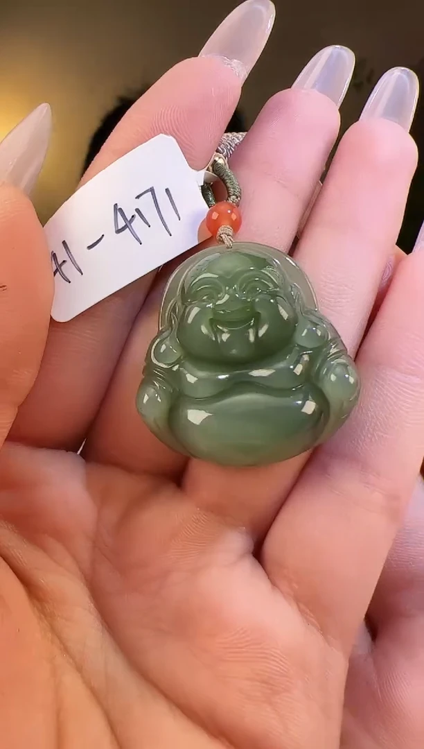 【闪购商品】和田玉颈饰未镶嵌佛公4171