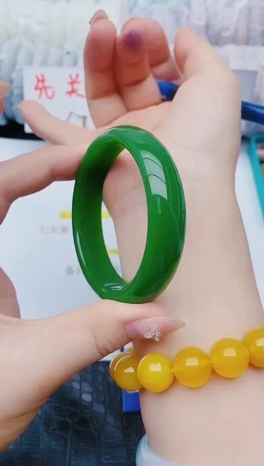 未镶嵌手镯石英质玉w236+57-58