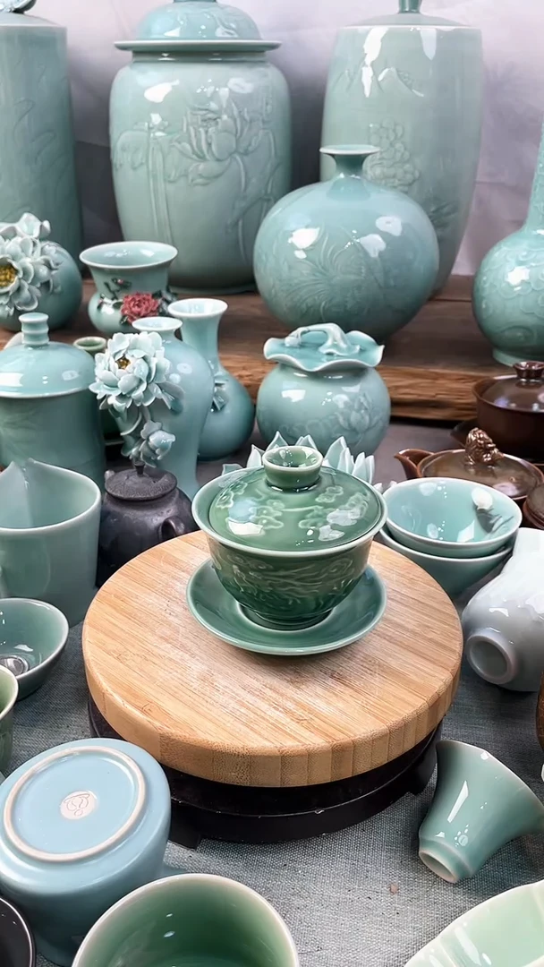 【闪购商品】特价 微瑕 慧仙青瓷