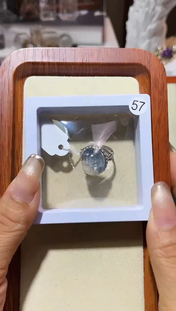 【闪购商品】水晶戒指银S925镶嵌定制