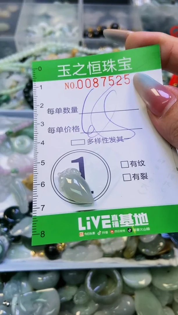 翡翠未镶嵌颈饰闪购0087525