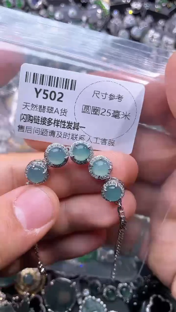 【闪购商品】翡翠颈饰未镶嵌Y502手链