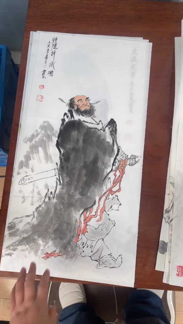 国画国画山水花鸟作品