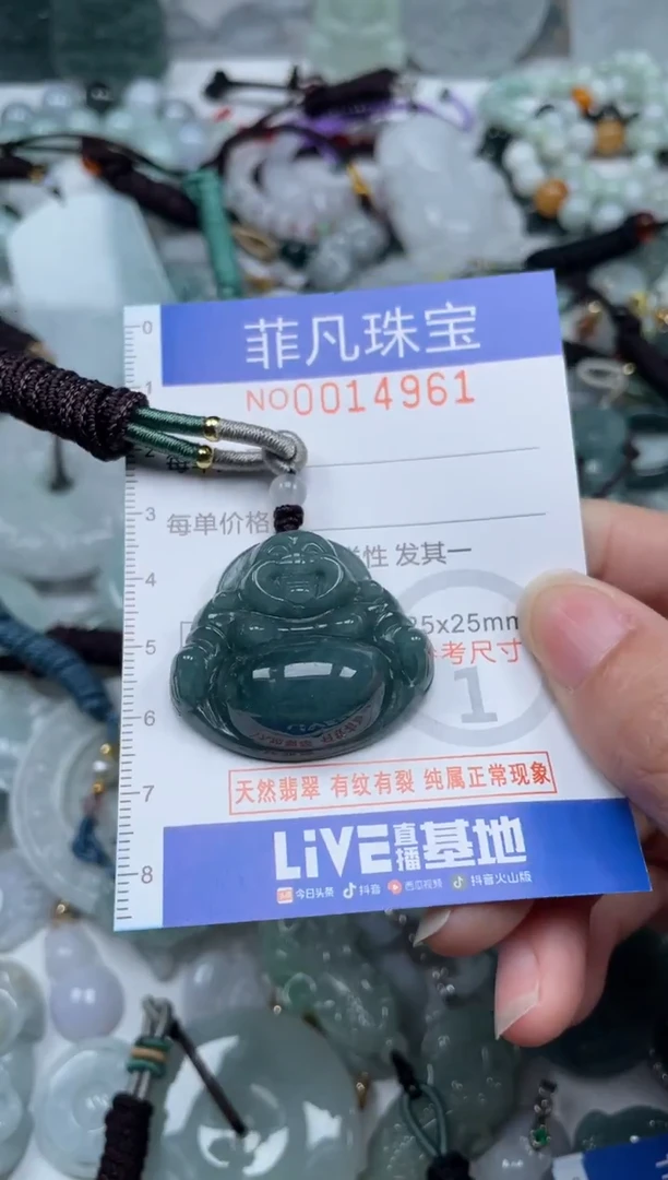 颈饰未镶嵌翡翠14961