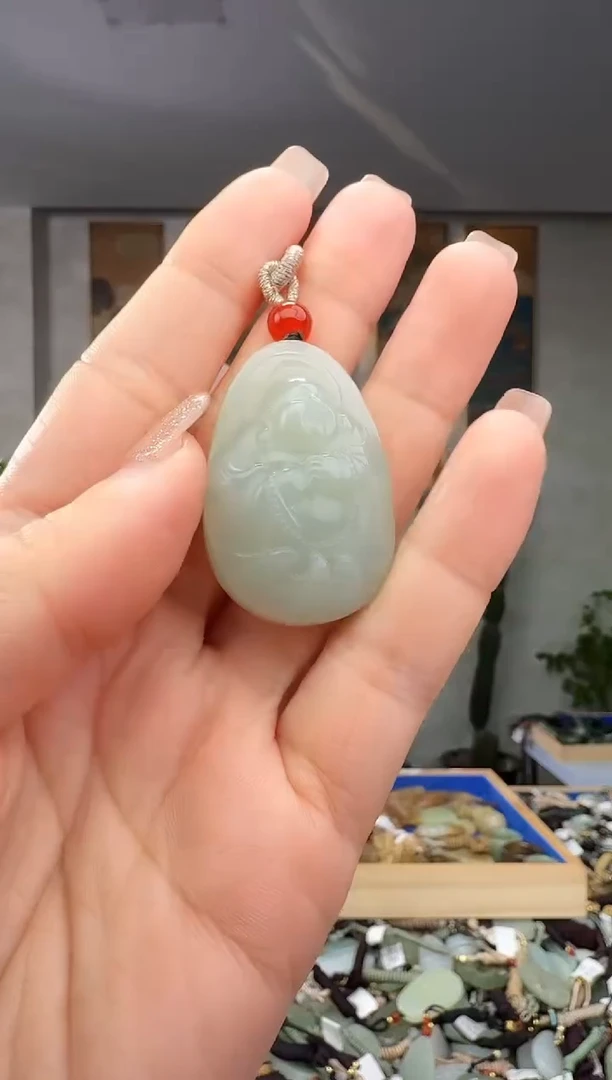 颈饰未镶嵌和田玉拍一发一多样性发货