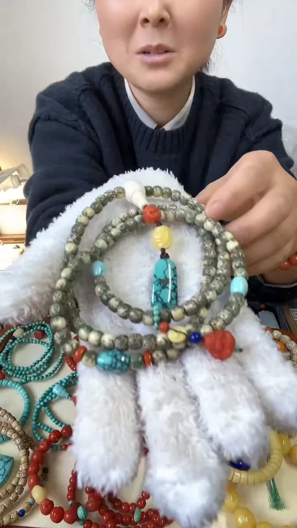 【闪购商品】星月菩提手串精品石玉料长串DIY