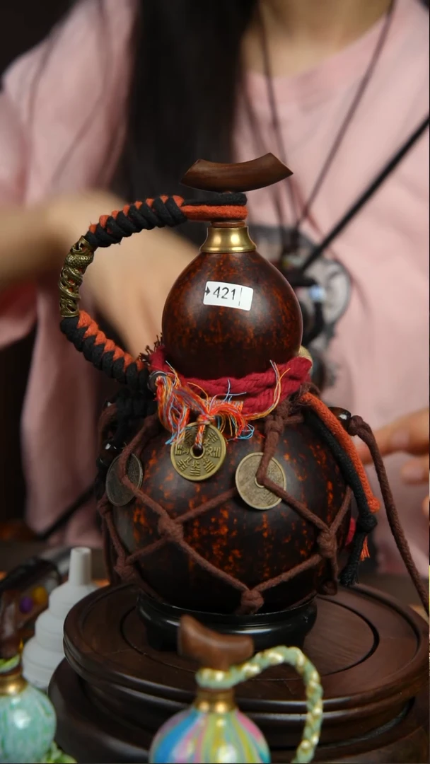 421号500ml左右非遗大漆酒葫芦