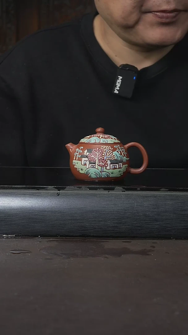 【闪购商品】紫砂茶杯西施 点彩