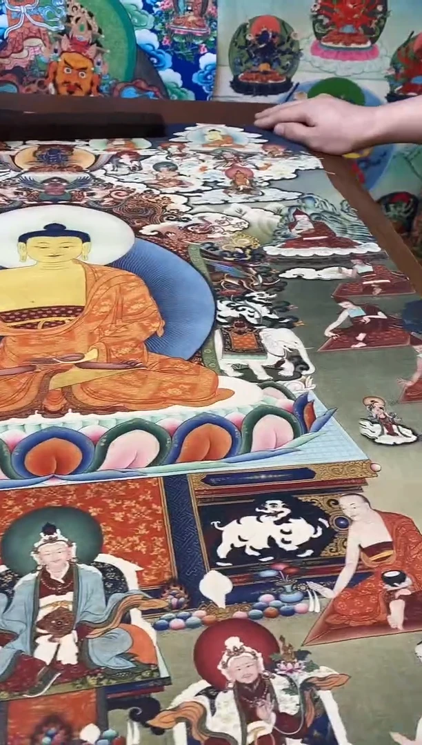 装裱画精美唐卡tk16001