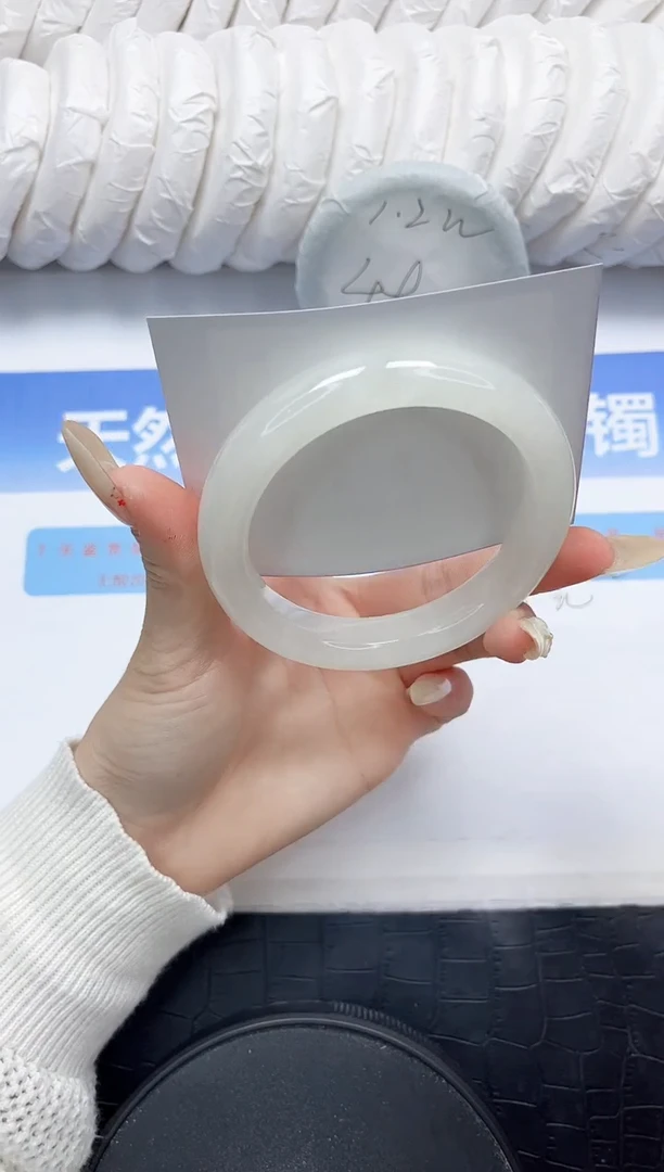 和田玉手镯未镶嵌57-61.1