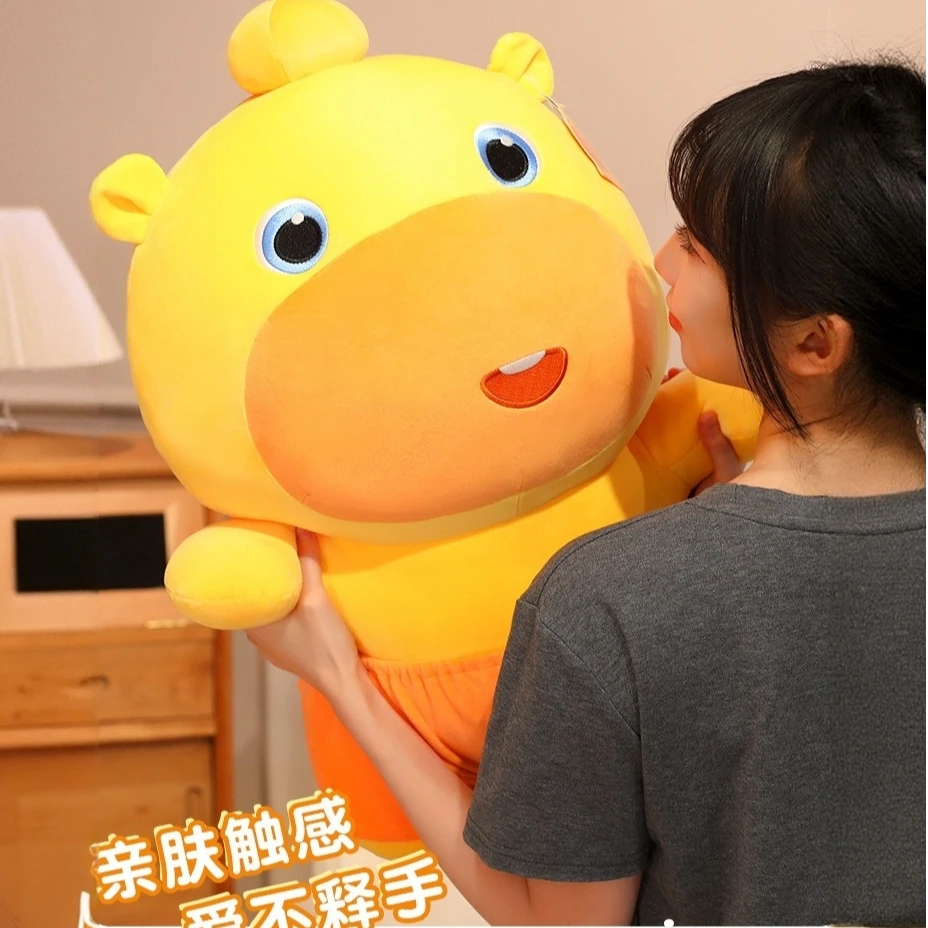 正版水豚噜噜玩偶毛绒玩具公仔抖音网红同款爆款娃娃圣诞节礼物