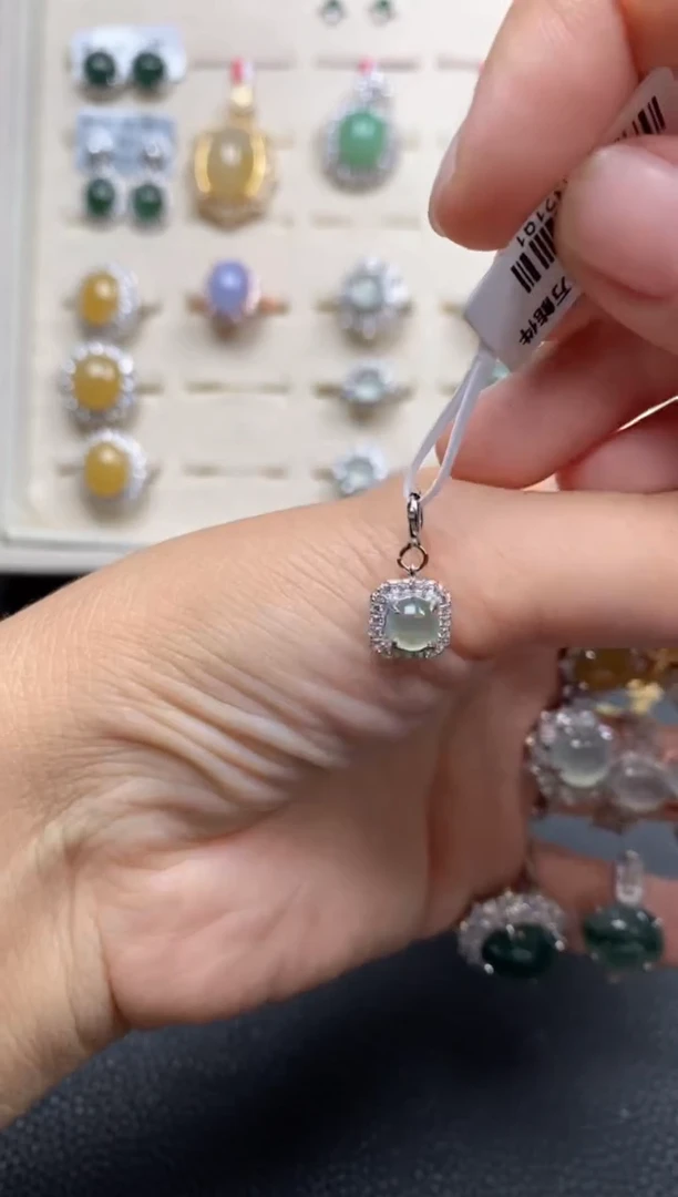 【闪购商品】翡翠戒指银S925镶嵌111111111