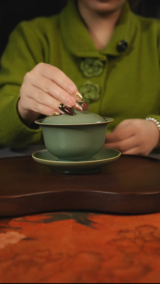 杯子瓷格****沙汝州原产地原矿仿古老釉q