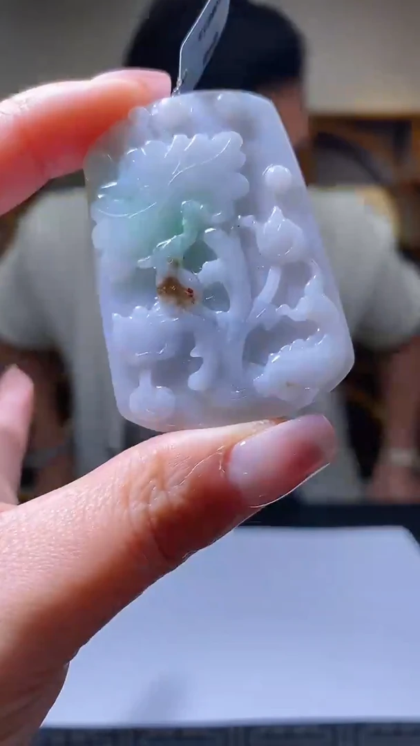 【闪购商品】翡翠颈饰未镶嵌36/0217/W/年年有余