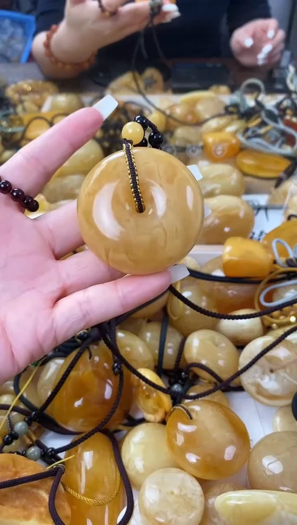 裸石琥珀未镶嵌天然琥珀蜜蜡