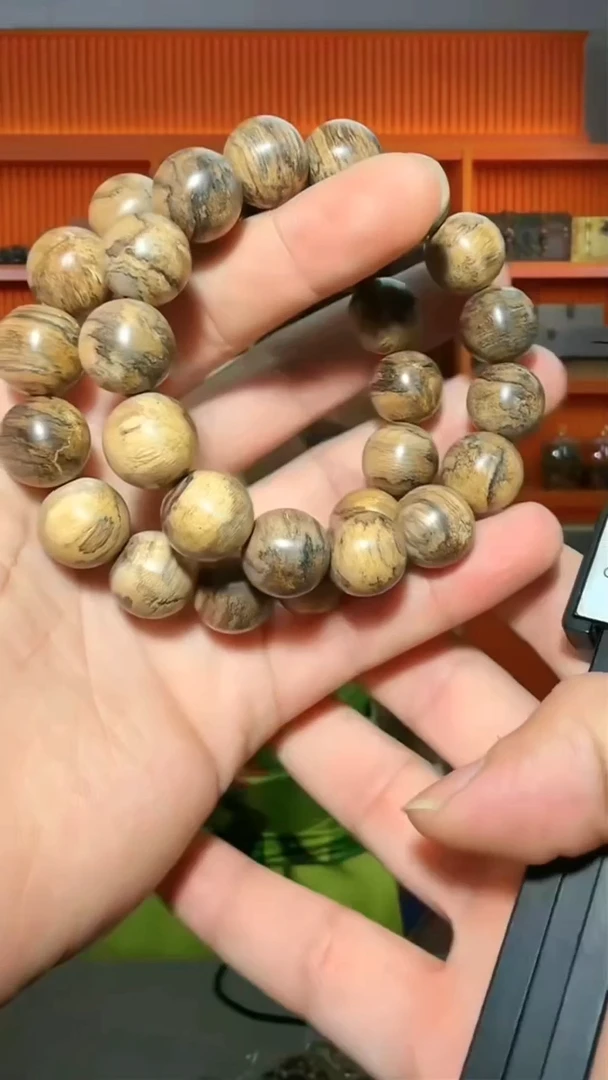 沉香手串149号单圈21g多样性发一