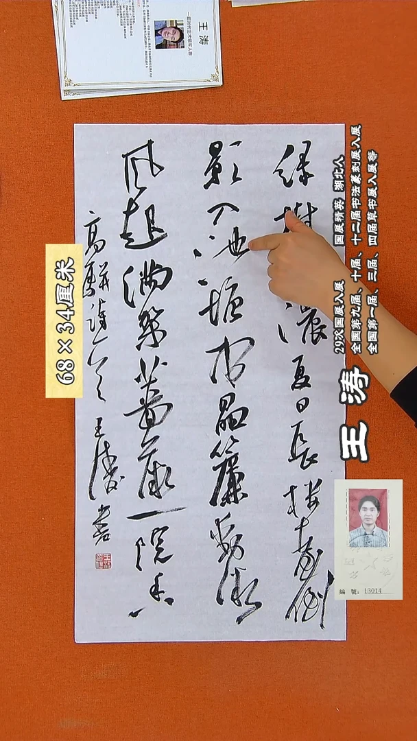书法73R王涛书法作品