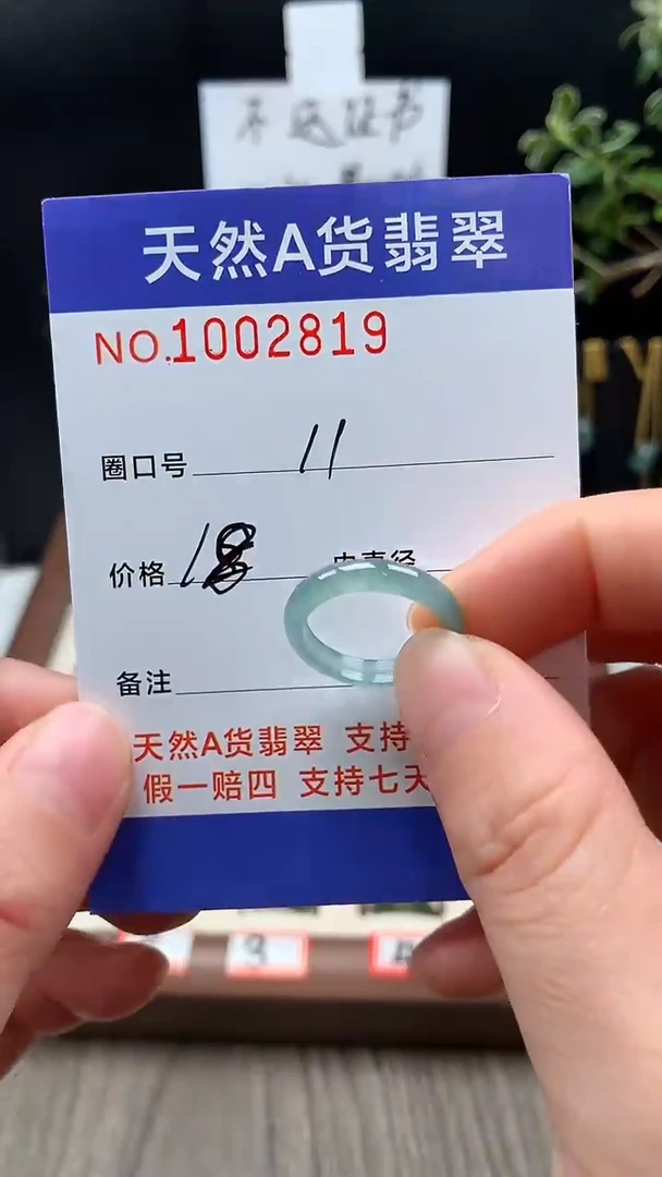 未镶嵌戒指翡翠11#