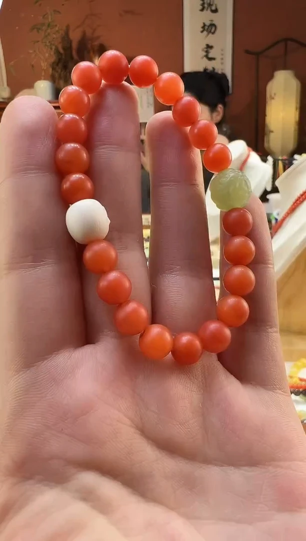【闪购商品】南红玛瑙手串未镶嵌宝山南红【微瑕】