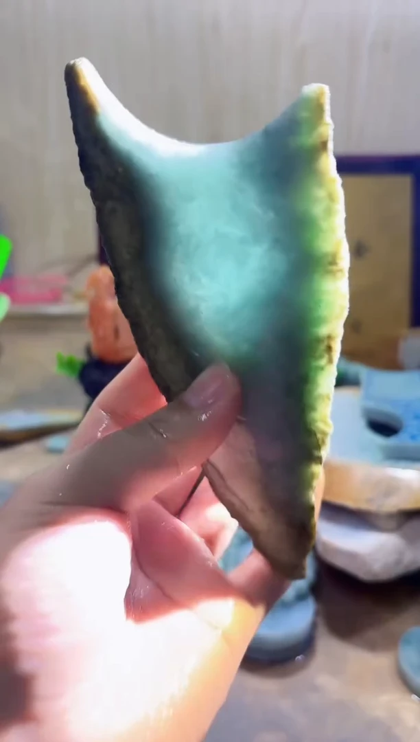 翡翠挂件未镶嵌A货常星3023