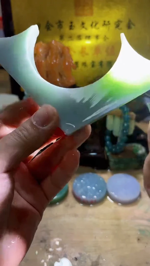 未镶嵌挂件翡翠A货常星7292