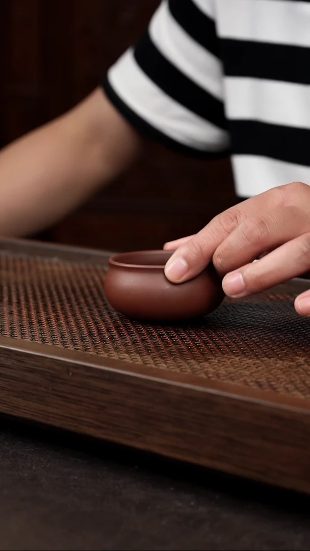 茶壶紫砂底槽清普洱杯