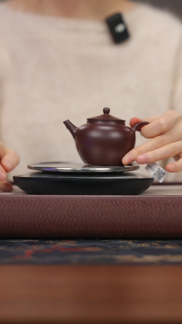 【闪购商品】紫砂茶壶jht紫袍玉砂 笠帽160cc