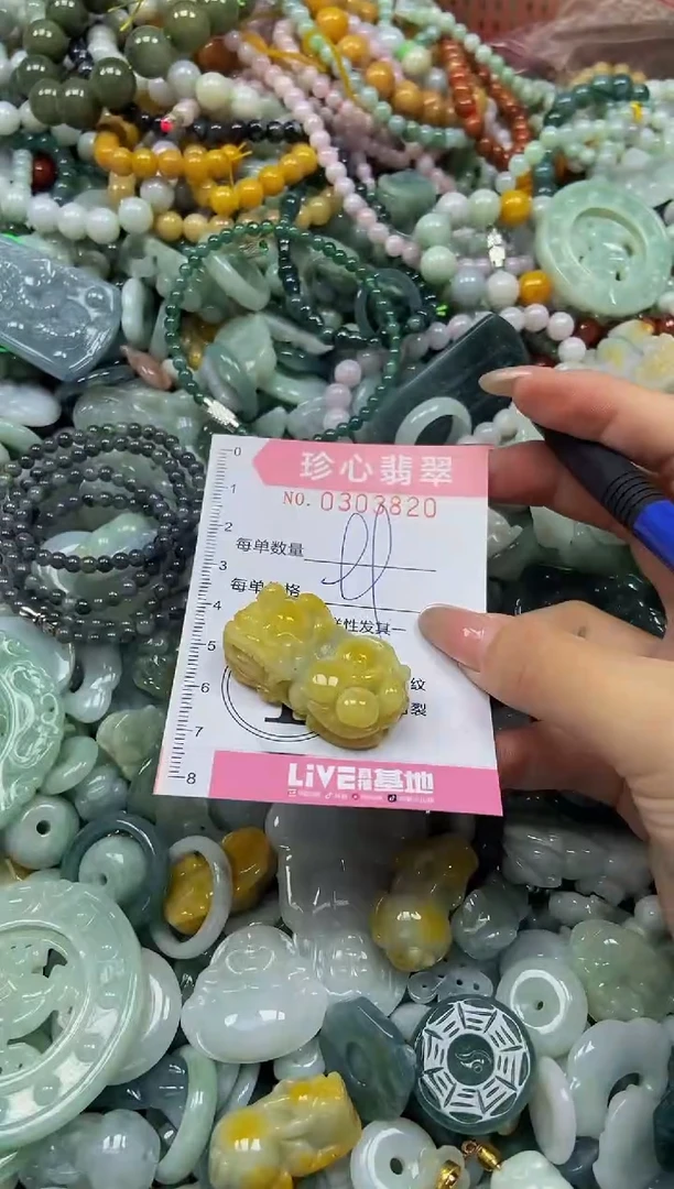 翡翠未镶嵌颈饰闪购0303820
