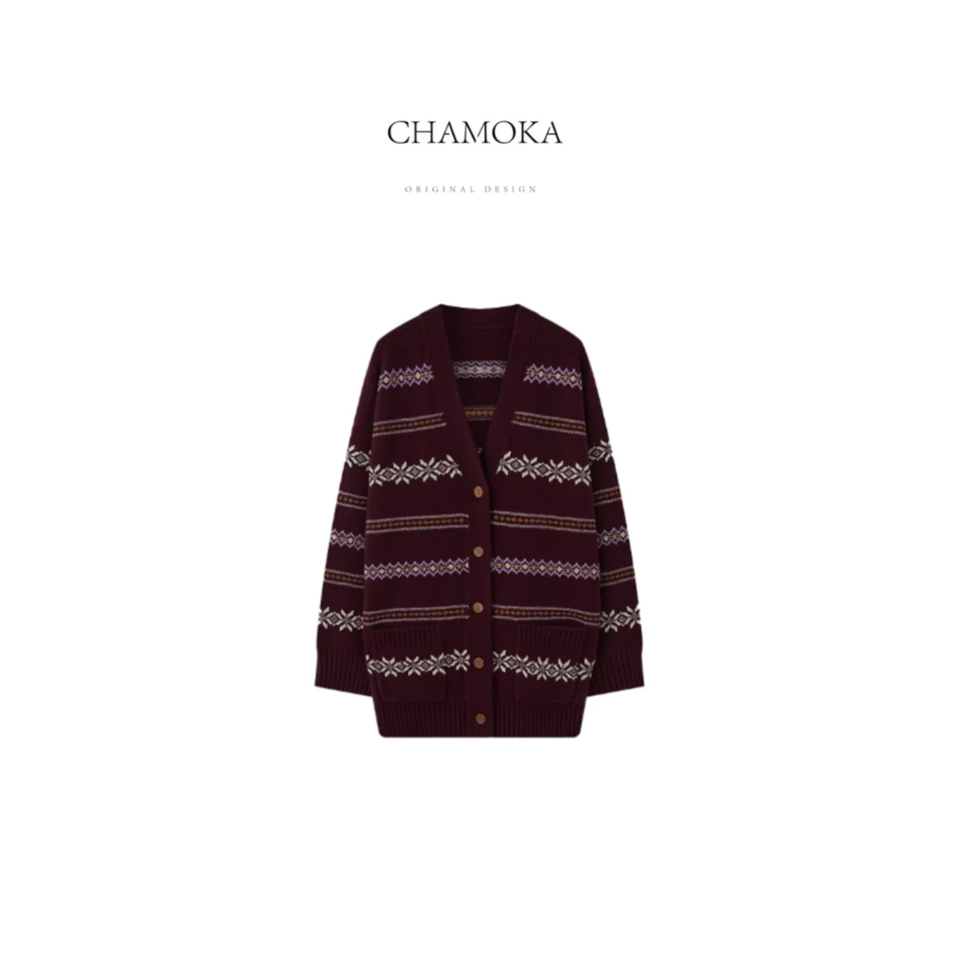 【年中大促】100%羊毛 精致轻奢时尚百搭暖暖费尔岛毛衣L829