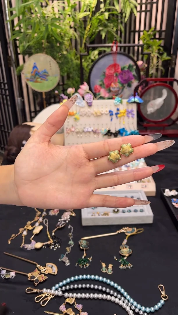 织绣微*非遗苏绣手工饰品