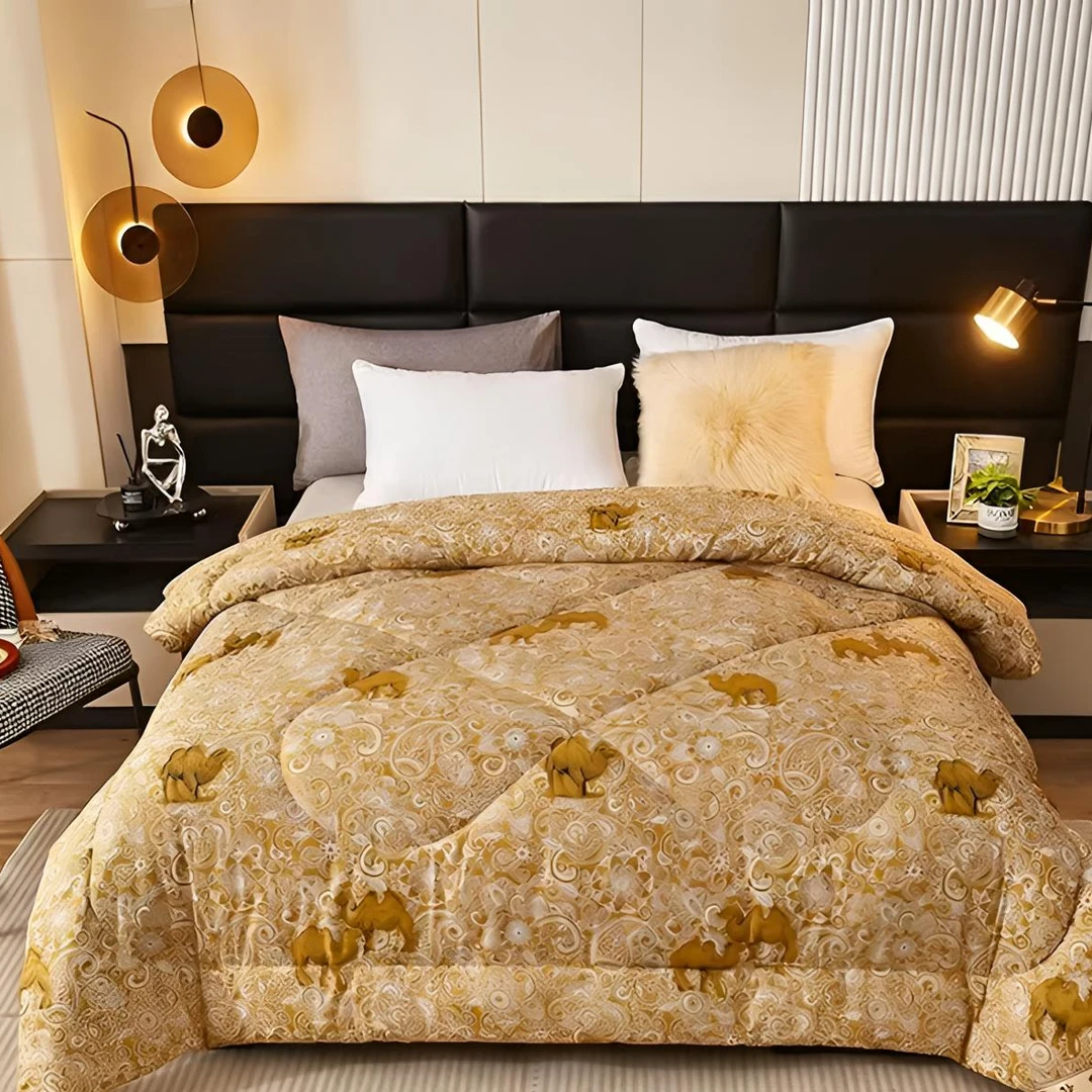 【试睡30天】2026爆款驼化纤被亲肤柔软被子褥子200x230cm 约4斤