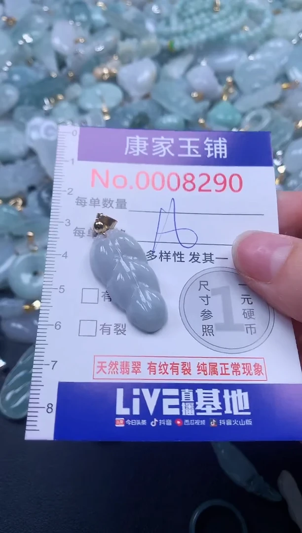 颈饰未镶嵌翡翠8290