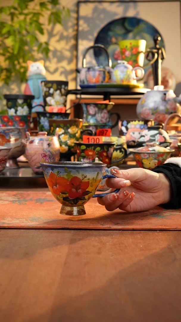 瓷片景德镇手工手绘919