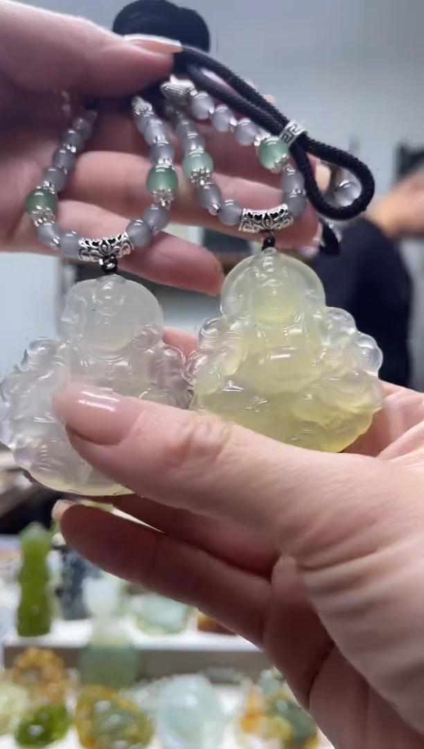 未镶嵌岫玉颈饰多样性发货拍一发一