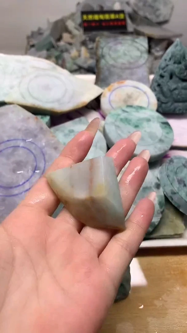 裸石翡翠天然缅甸翡翠A货45
