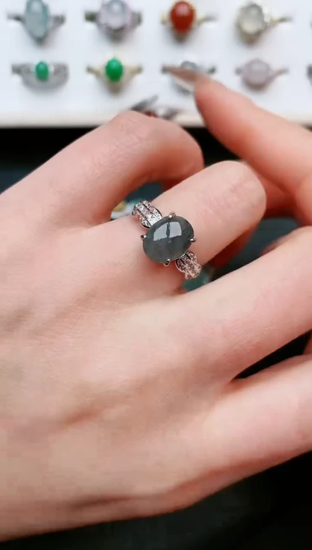 【闪购商品】翡翠戒指银S925镶嵌.....