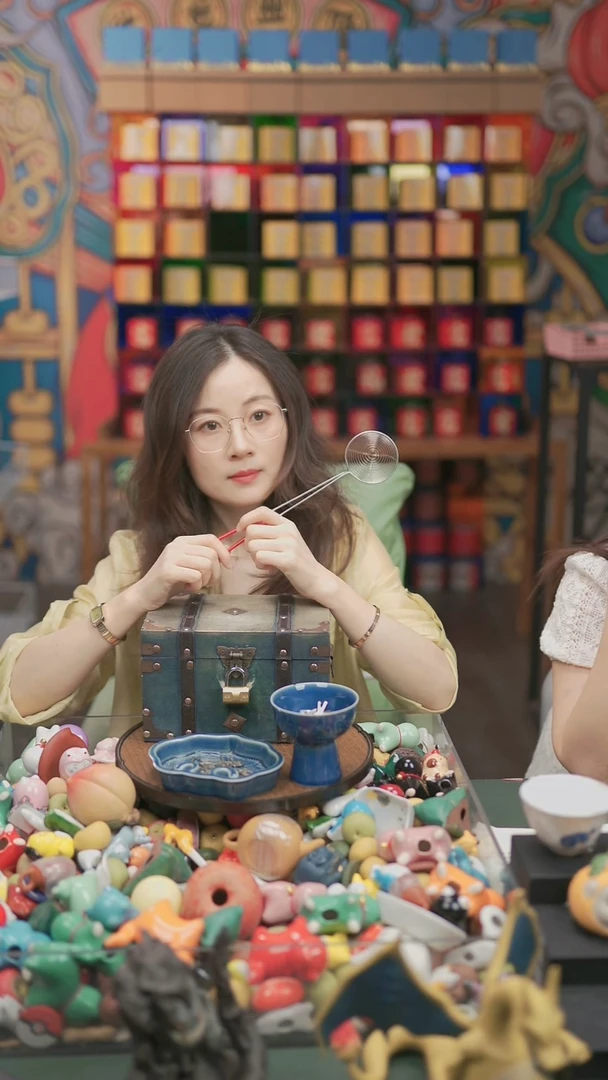 紫砂茶宠小勺挖呀挖