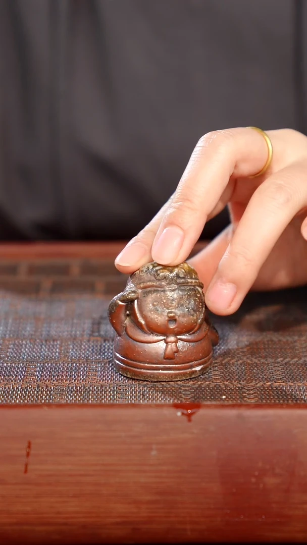 陶瓷奢瓷/瑞寅柴烧茶器（茶宠）1422 微瑕
