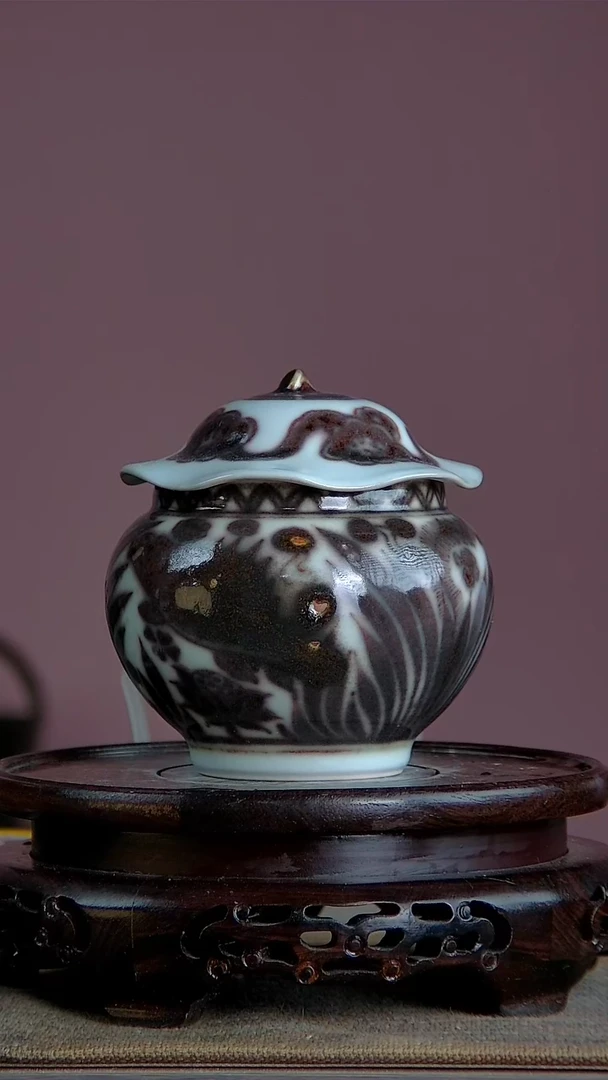 【闪购商品】景韵堂仿清茶叶末釉