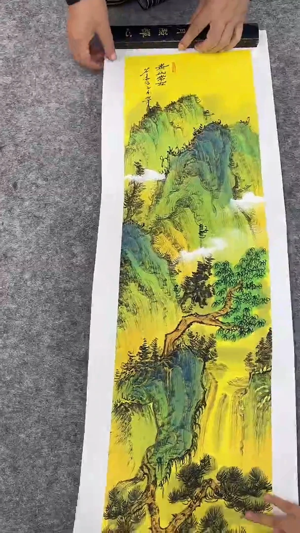 国画刘用华-2平尺-山水