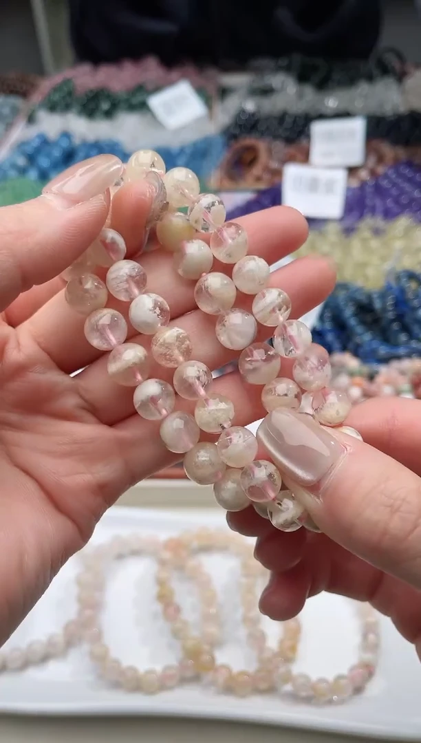 【闪购商品】水晶手链银S925镶嵌火烧云幽灵616