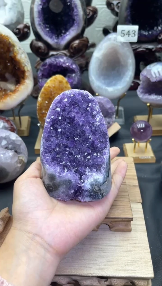 未镶嵌大型摆件（非配饰）紫晶552号摆件