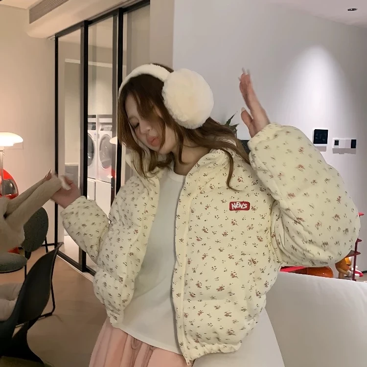 【集合链接】2025冬季新款棉服小个子短款百搭情侣连帽宽松加厚韩版