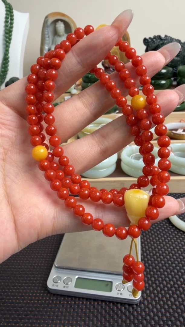 未镶嵌颈饰玛瑙/玉髓手串