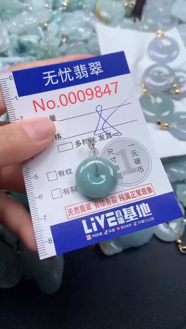 颈饰未镶嵌翡翠9847